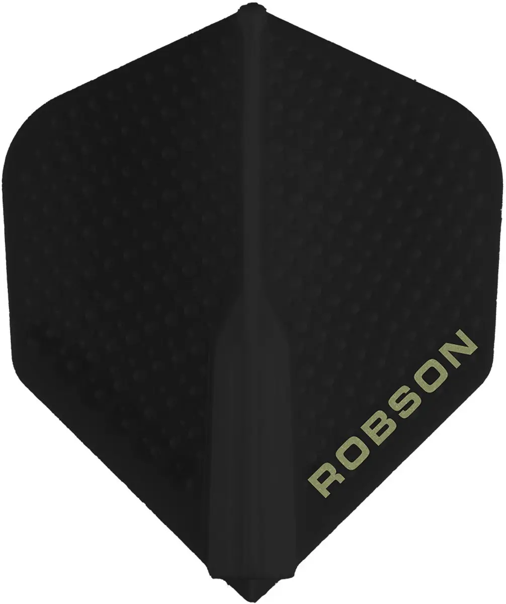 Bull's Robson Plus Dart Flights - Zwart - 3 Stuks - afbeelding 3 van 4