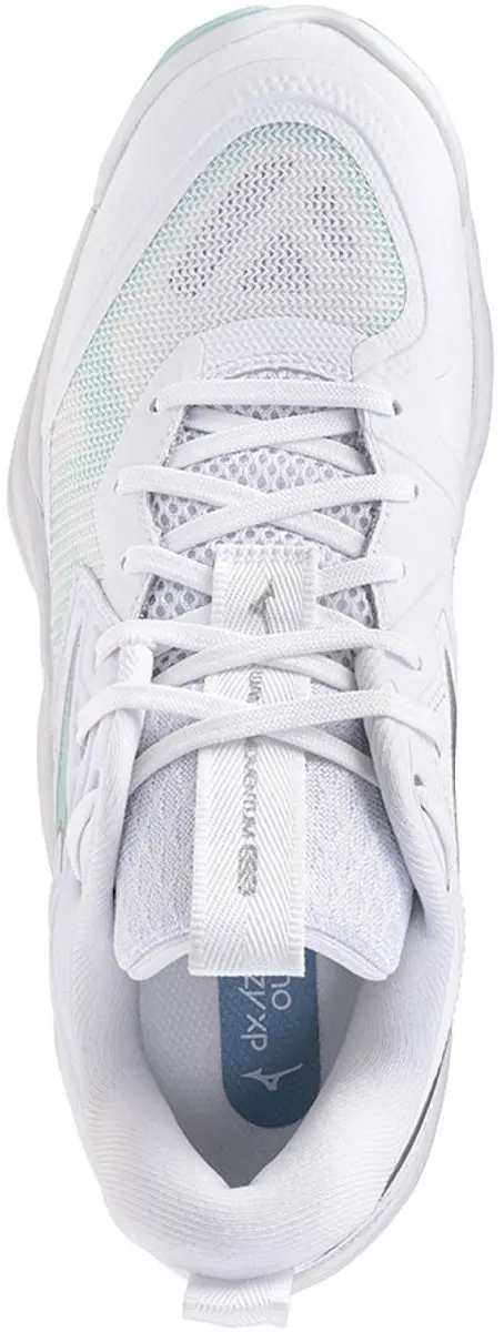 Mizuno Wave Momentum Elite Sportschoenen Dames 41 - Wit/Blauw