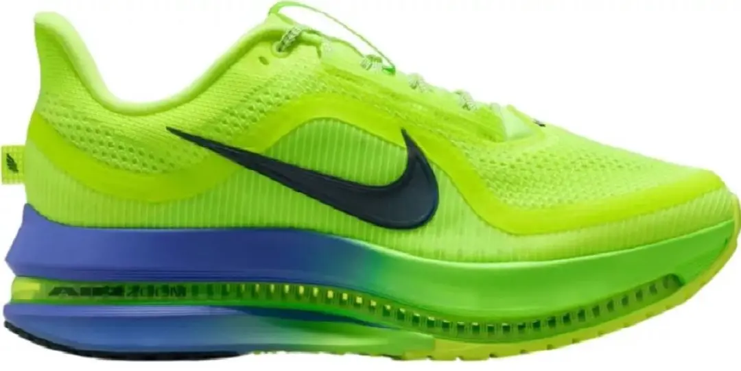 Nike Pegasus Premium Heren - Maat 46 - Neongeel/Blauw