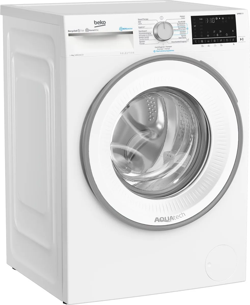 Beko B5WT594189W2 Wasmachine 9kg 1400 RPM - Wit