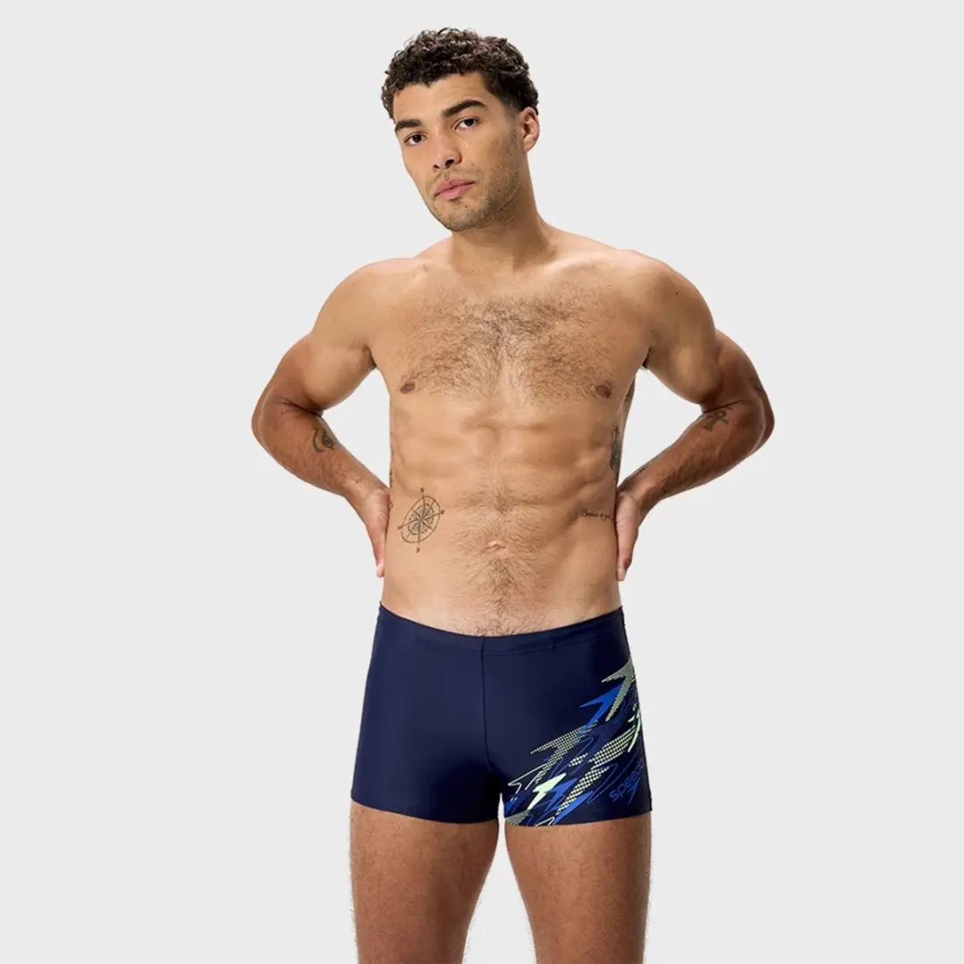 Speedo Medley Logo Aquashort Heren Zwemshort M - Marine
