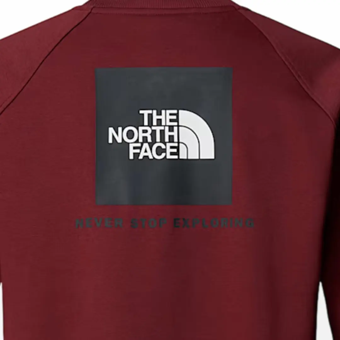 The North Face Raglan Box NSE Crew Heren Sweatshirt - Sumac/Asphalt Grey