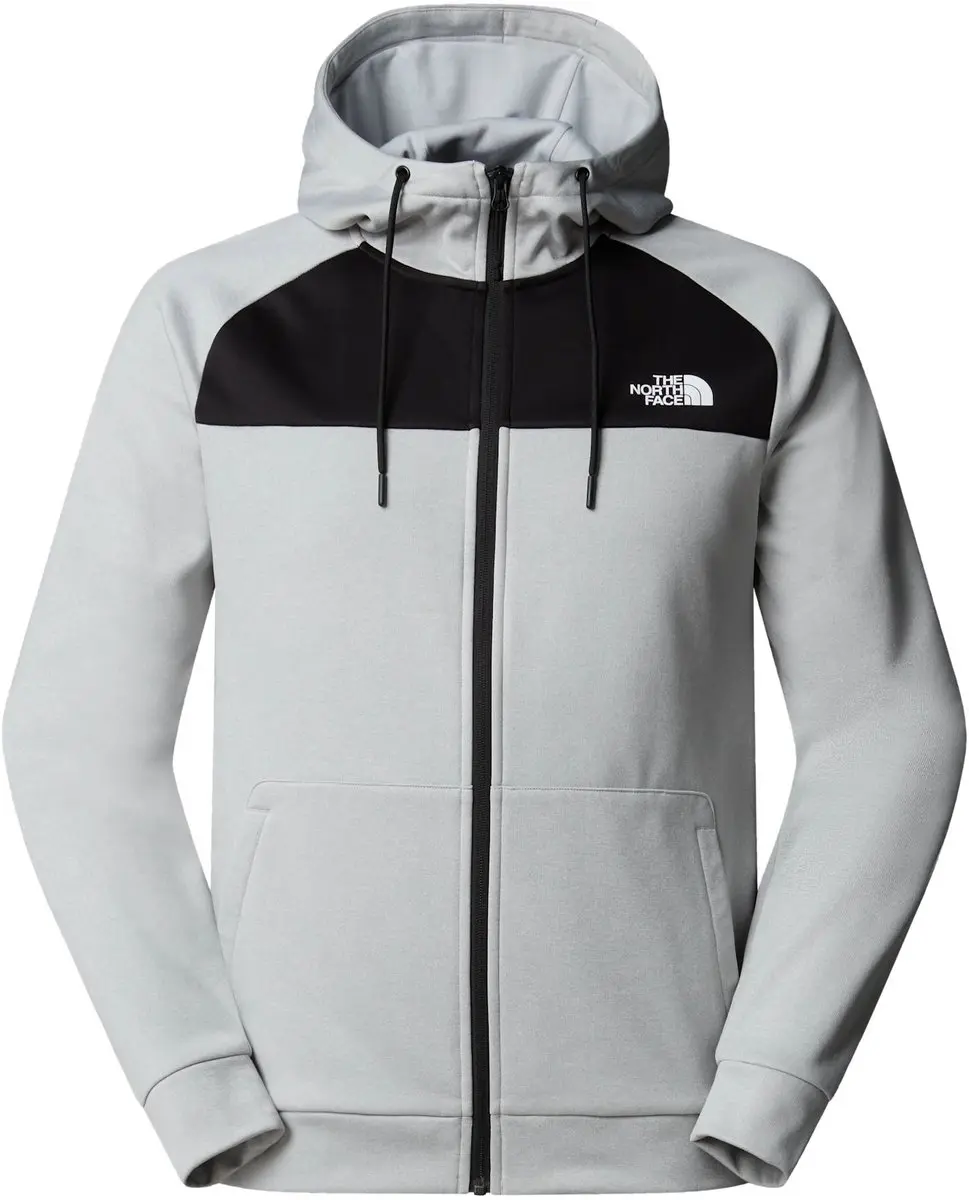 The North Face M Reaxion Fleece FZ Hoodie - Grijs