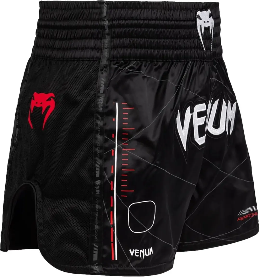 Venum Tactical XT Muay Thai Shorts M - Zwart/Vuurrood
