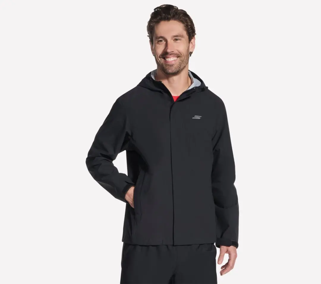 Skechers Premier Rain Jacket Heren - Zwart - afbeelding 4 van 4