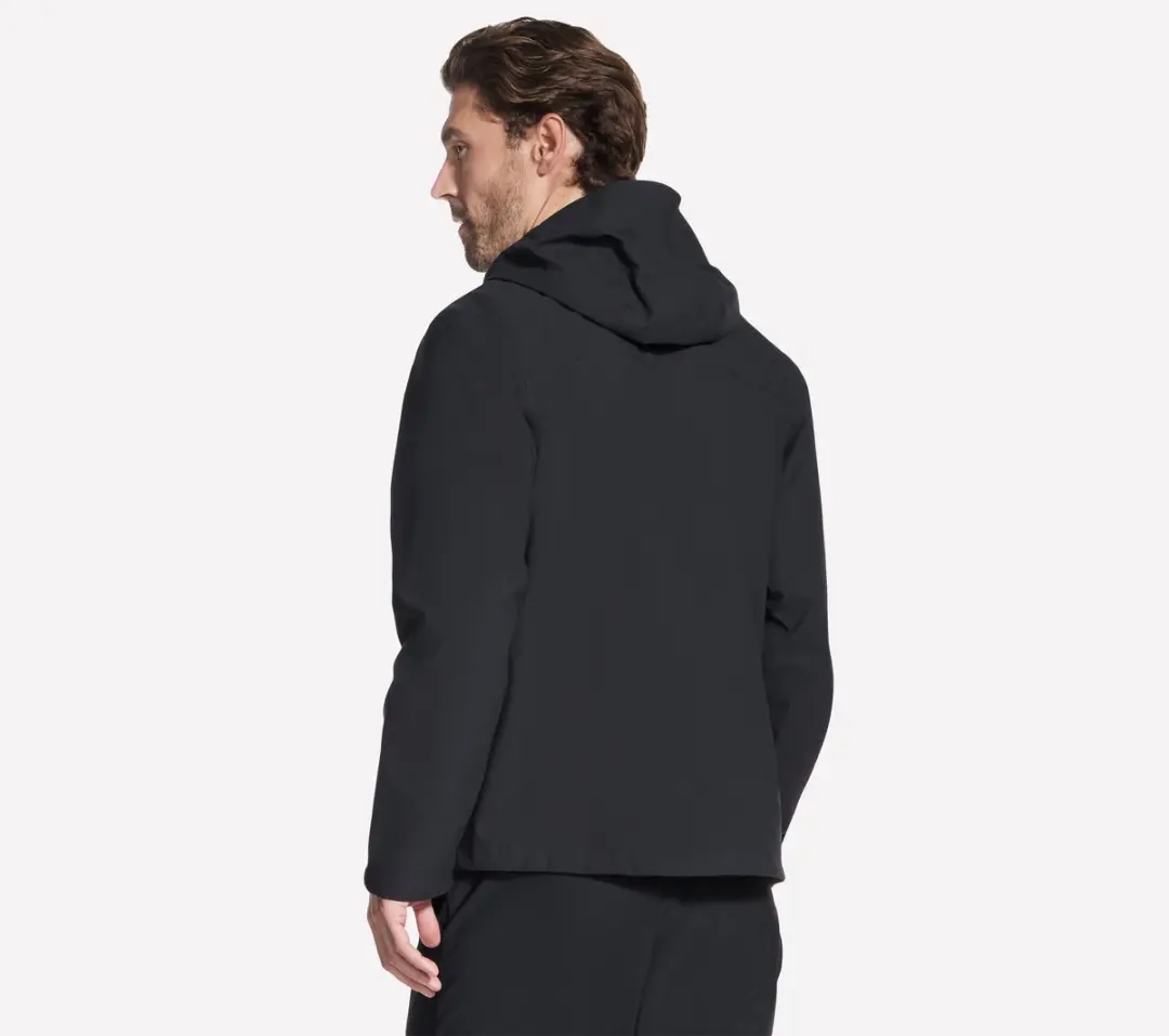 Skechers Premier Rain Jacket Heren - Zwart - afbeelding 2 van 4
