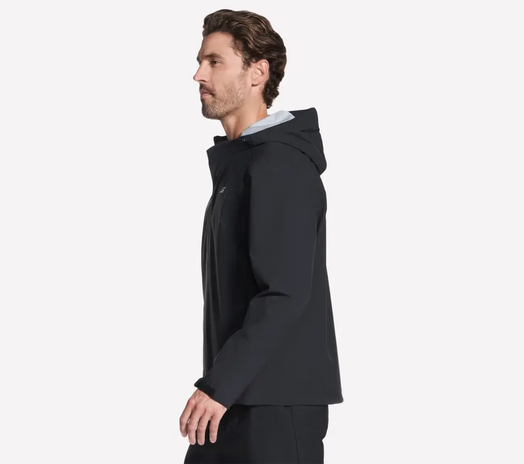 Skechers Premier Rain Jacket Heren - Zwart - afbeelding 3 van 4
