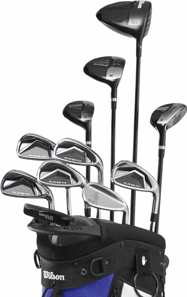 Wilson Staff Player Fit Golfset - 11-delig - Zwart/Blauw