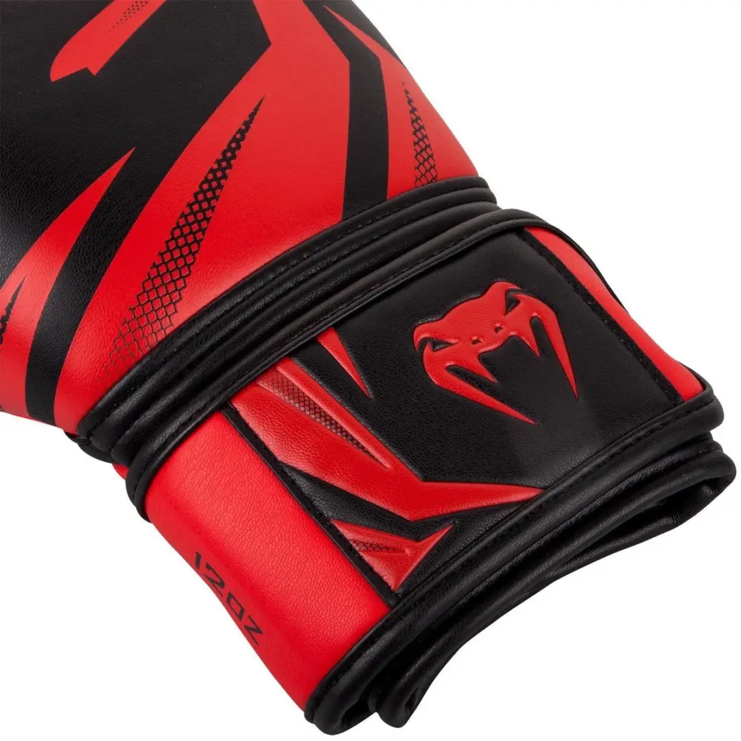 Venum Challenger 3.0 Bokshandschoenen 10oz - Zwart/Rood - afbeelding 6 van 6