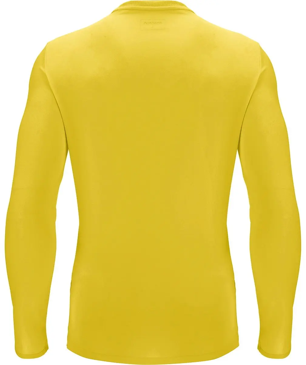 Macron Rigel Hero Voetbalshirt Lange Mouw - Geel - 4XL