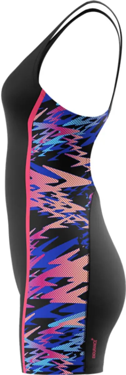 Speedo Hyperboom Splice Muscleback Legsuit Dames - 38 - Zwart/Roze