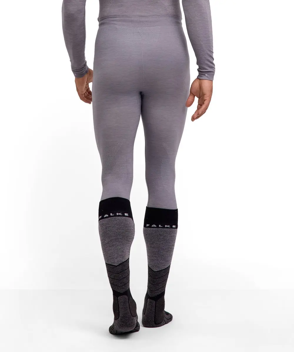 Falke Wool-Tech Long Tights 33483 - Heren - L - Grijs