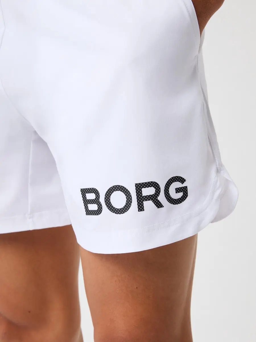 Björn Borg Korte Sportbroek Heren 6" - XL - Wit