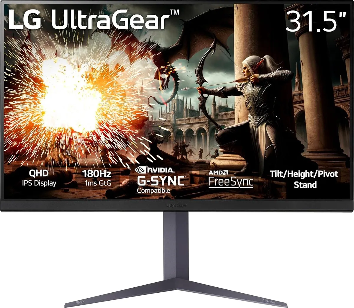 LG UltraGear 32GS75Q-B Gaming Monitor