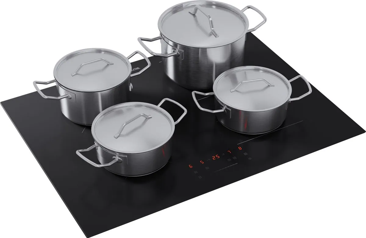 Etna KIF370ZT Inductiekookplaat 70cm - 4 Zones - Zwart
