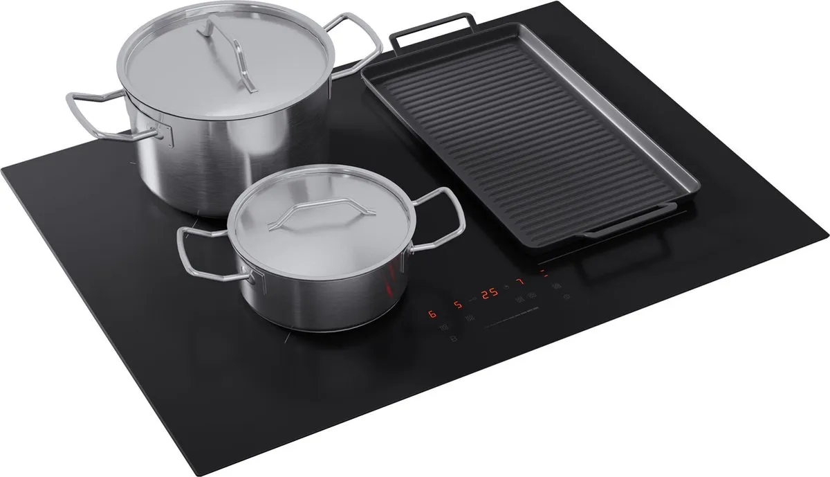 Etna KIF370ZT Inductiekookplaat 70cm - 4 Zones - Zwart