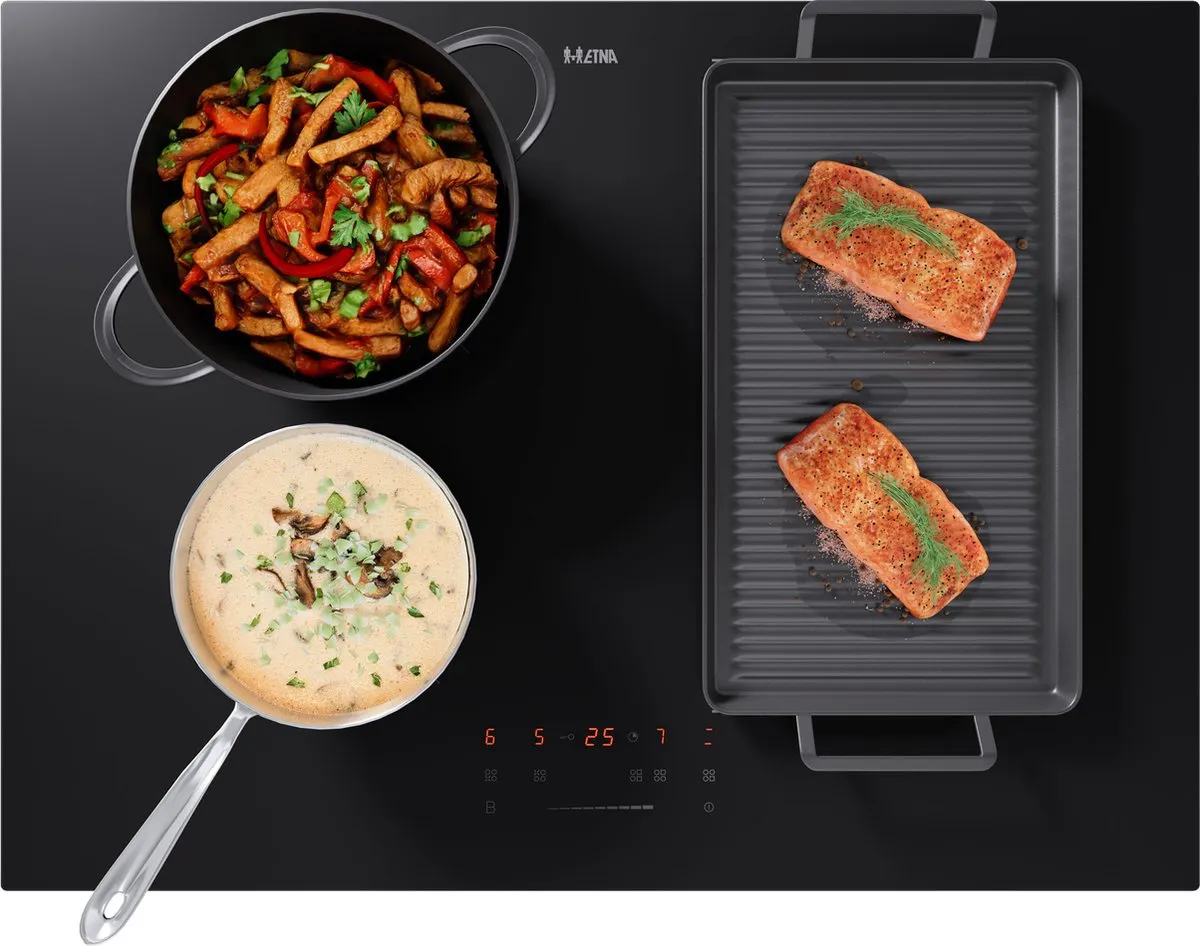 Etna KIF370ZT Inductiekookplaat 70cm - 4 Zones - Zwart