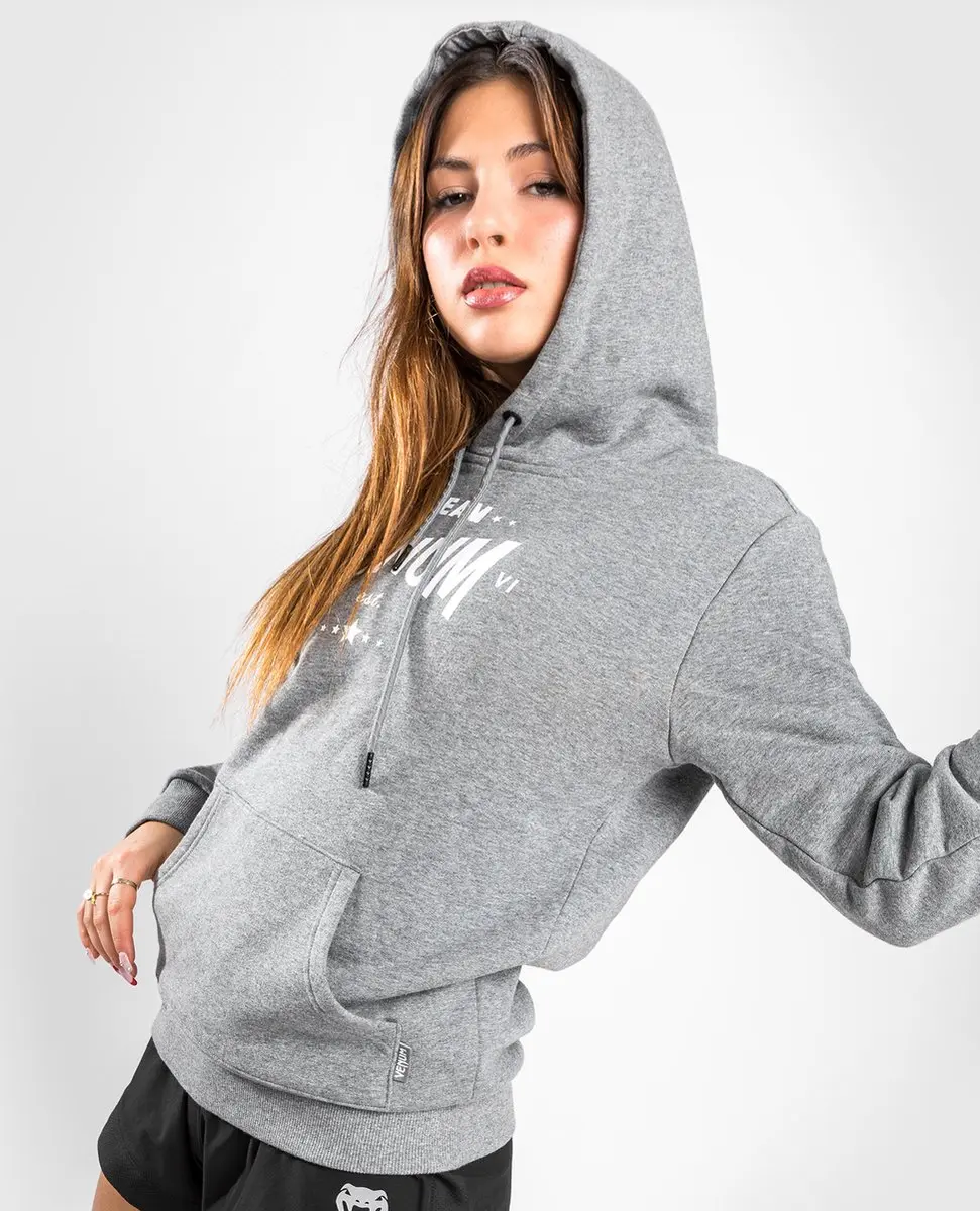 Venum Team 2.0 Hoodie Dames - XS - Licht Gemêleerd Grijs