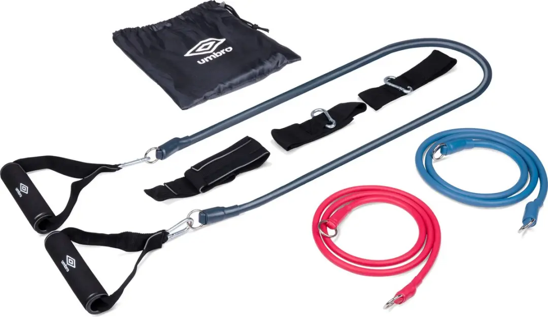 Umbro Weerstandsbandenset 9-delig - 3 Niveaus - Zwart
