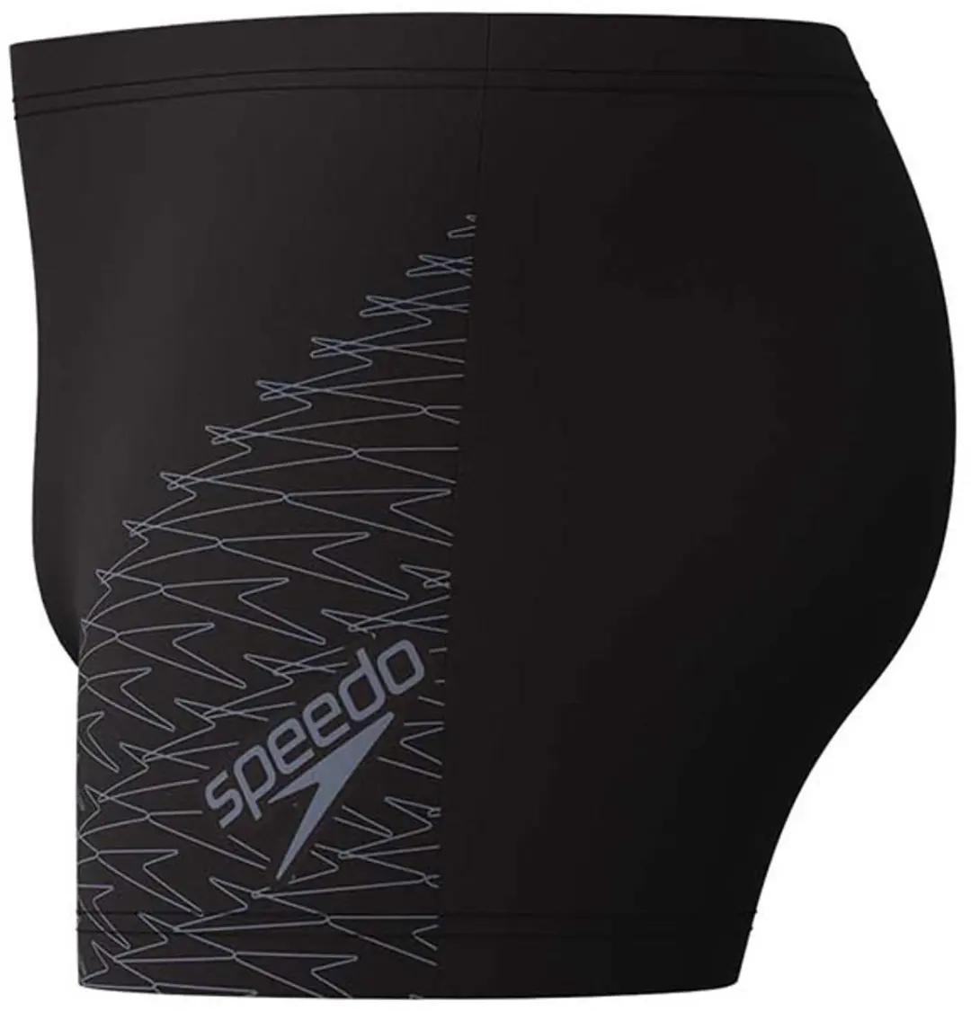 Speedo Medley Logo Zwembroek - 34 - Zwart/Grijs
