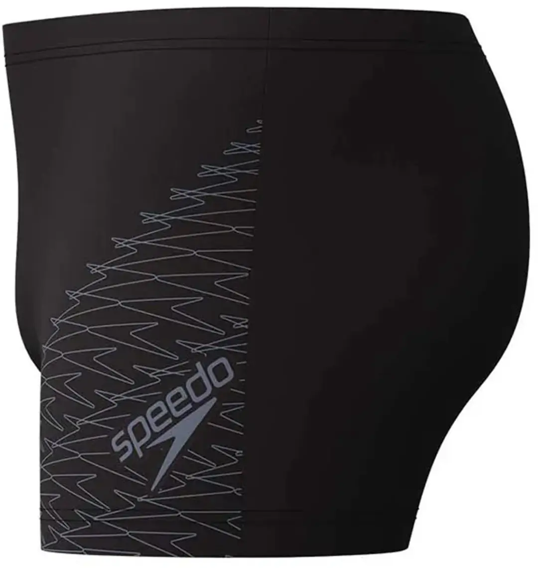 Speedo Medley Logo Zwembroek - 34 - Zwart/Grijs