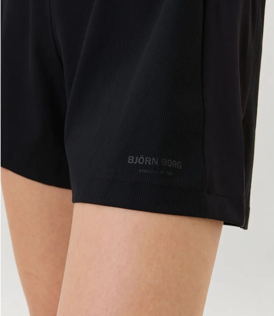 Björn Borg STHLM Loose Stripe Shorts - Zwart - Maat 34