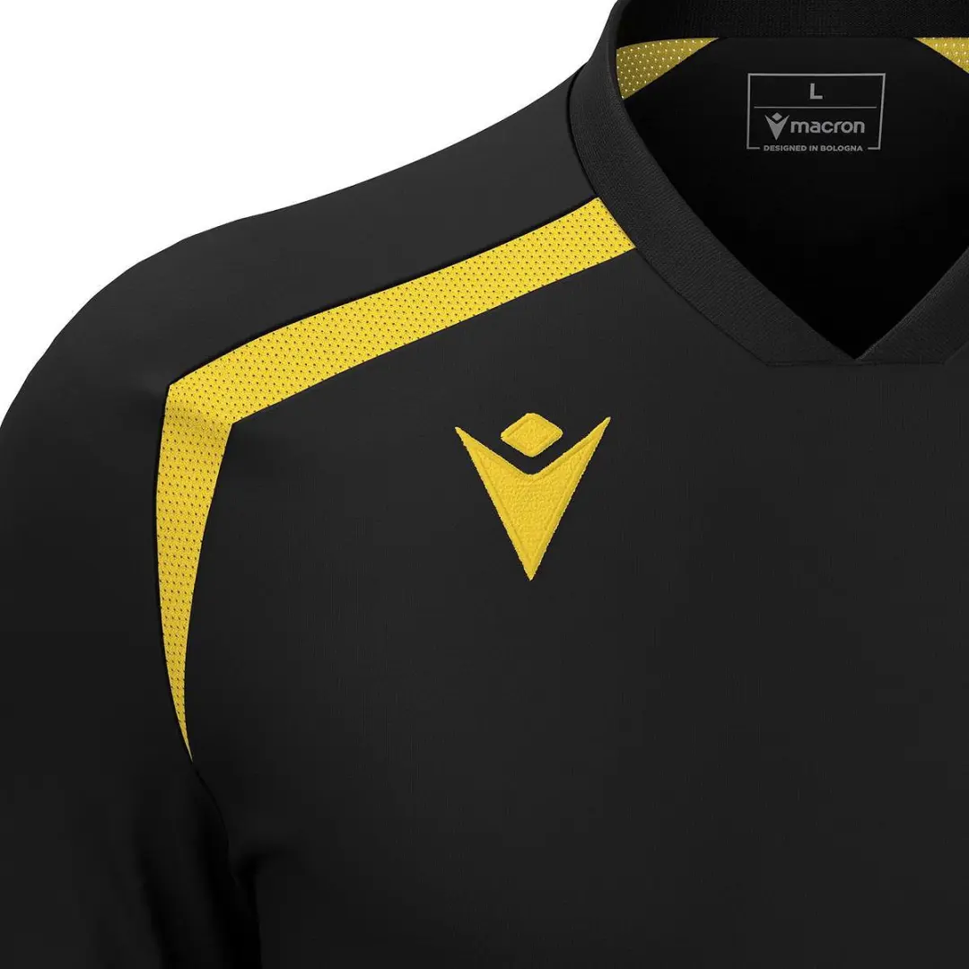 Macron Wyrm Shirt Heren - 5XL Zwart/Geel