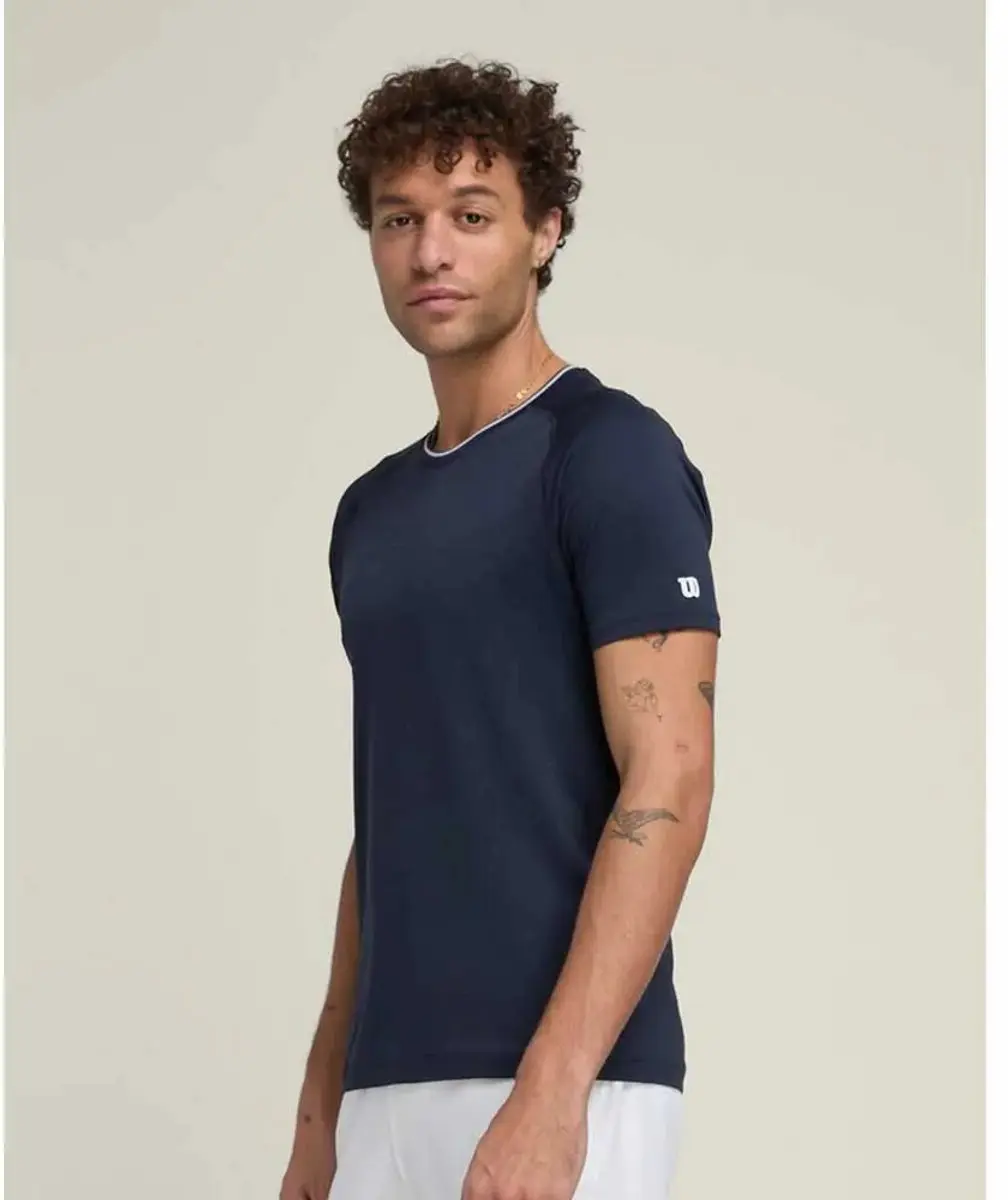 Wilson Team Seamless Crew T-shirt XL - Classic Navy