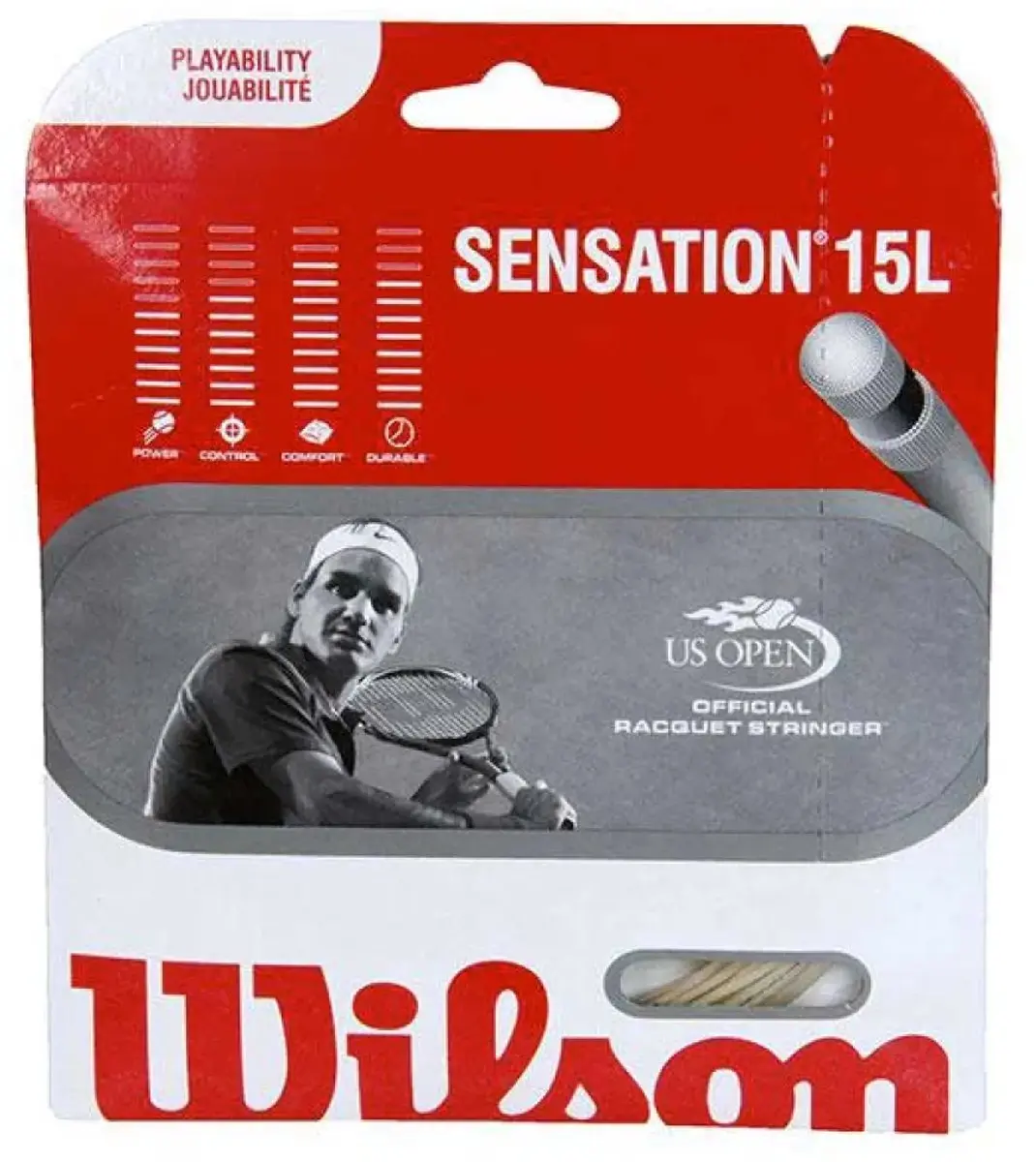 Wilson Sensation WRZ940900 Tennissnaren - 12,2m