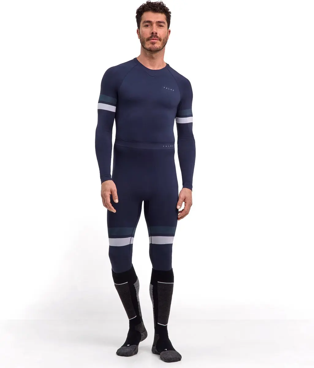 Falke Herren Maximum Warm 3/4 Functioneel Ondergoed - XXL - Space Blue