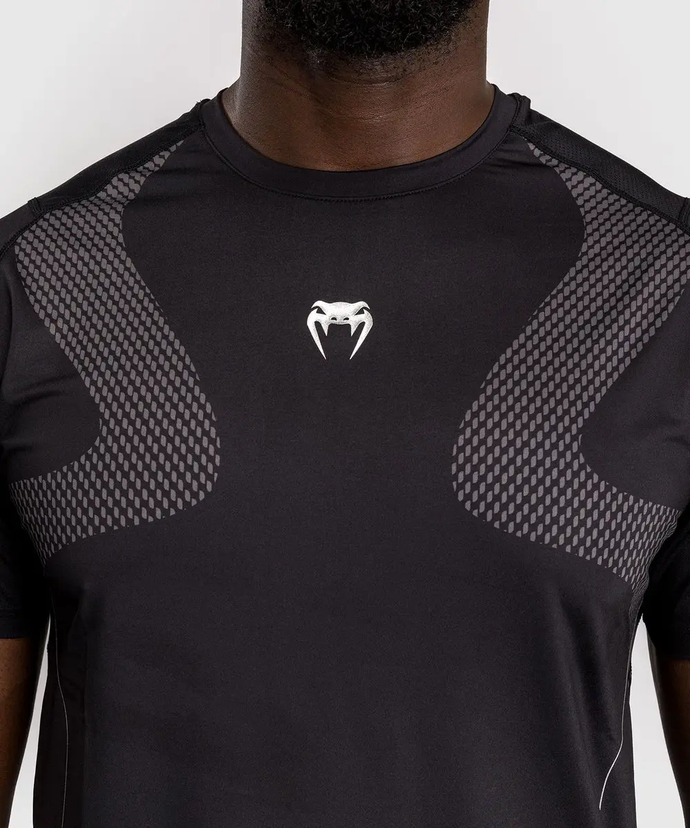Venum Nexus Dry Tech T-Shirt - Zwart Zilver XL