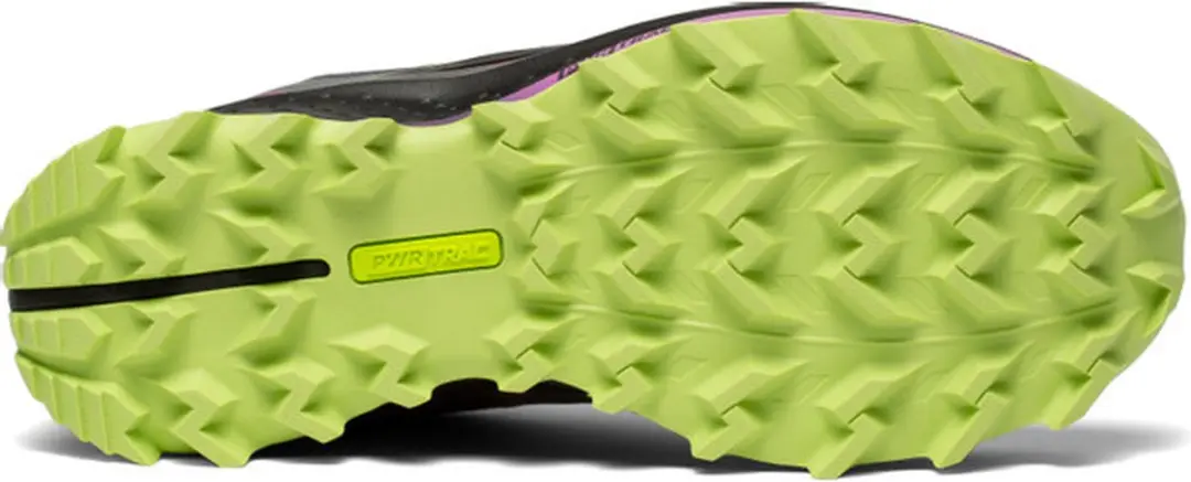 Saucony Peregrine 11 ST Dames Trailhardloopschoenen - grijs/roze
