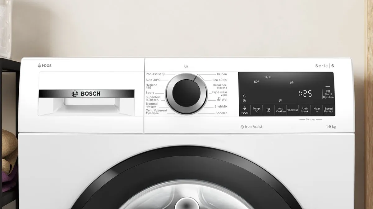 Bosch Serie 6 WGG244FONL Wasmachine 9kg 1400rpm - Wit