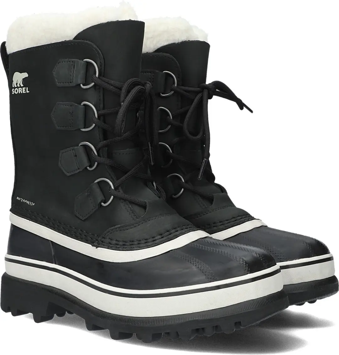 Sorel Caribou WP Vrouwen Sneeuwlaarzen - Zwart - Maat 37.5