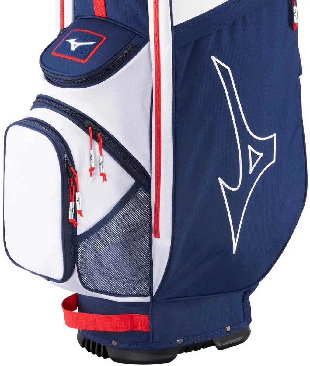 Mizuno BR D3 Golfcarttas - 109 Vakken - Navy/Rood