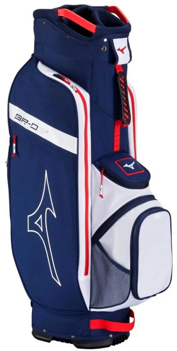 Mizuno BR D3 Golfcarttas - 109 Vakken - Navy/Rood