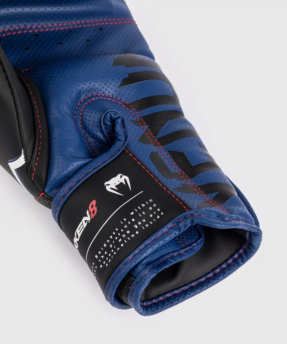 Venum x Tekken 8 Jin Kazama Bokshandschoenen 10 oz - Blauw/Zwart/Wit