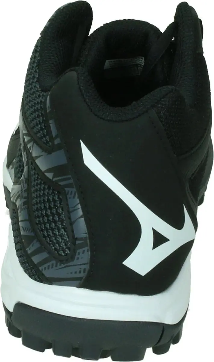 Mizuno Thunder Blade 3 Korfbalschoenen 42.5 - Zwart/Wit - TF