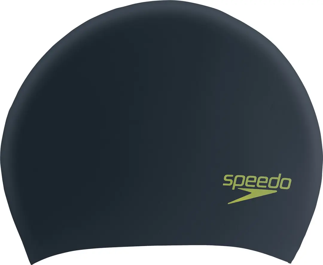 Speedo Junior Long Hair Cap - Zwart