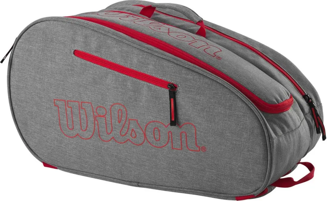 Wilson Team Padel Tas Grijs/Rood