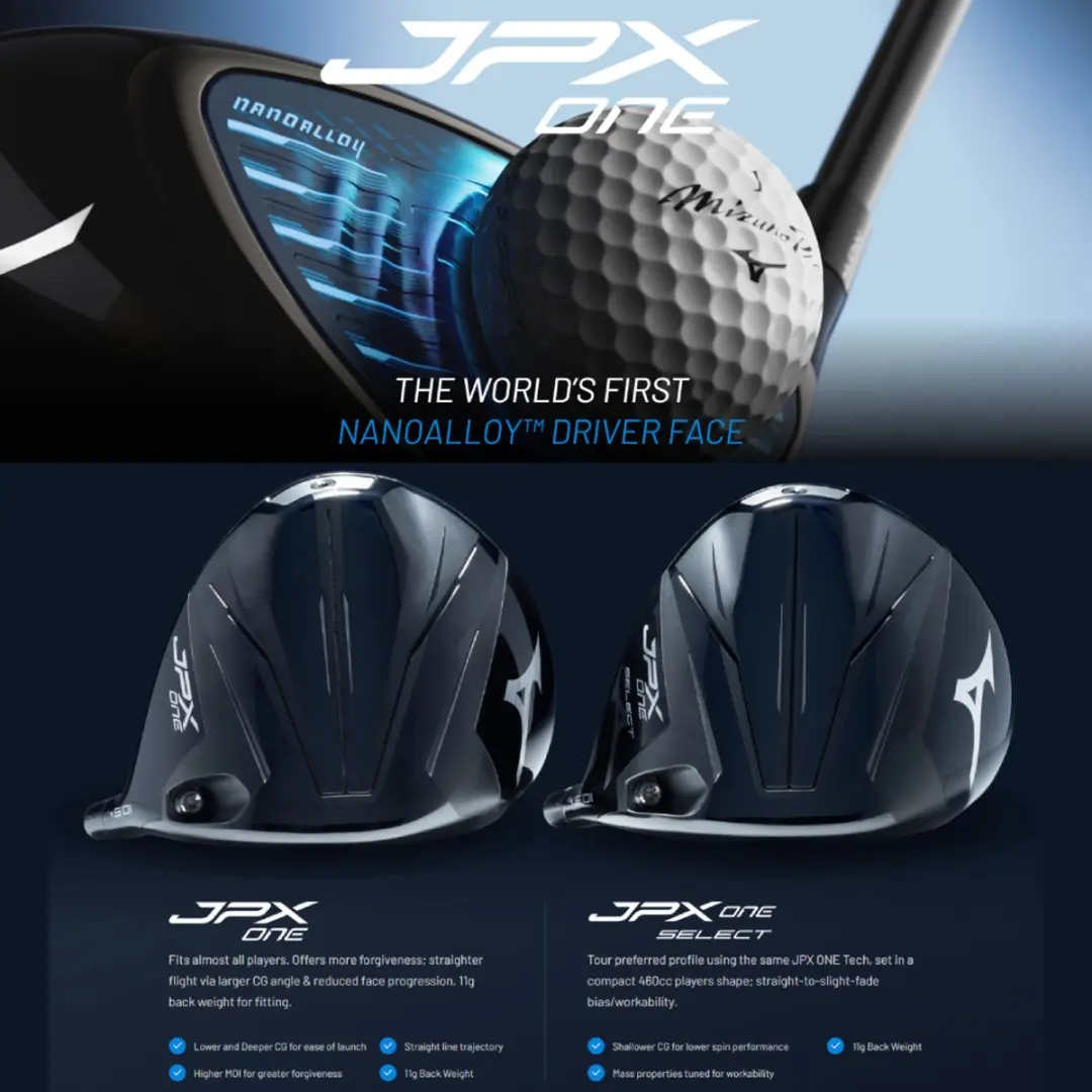 Mizuno JPX One Driver 2026 - Denali Blue Frost - 12°