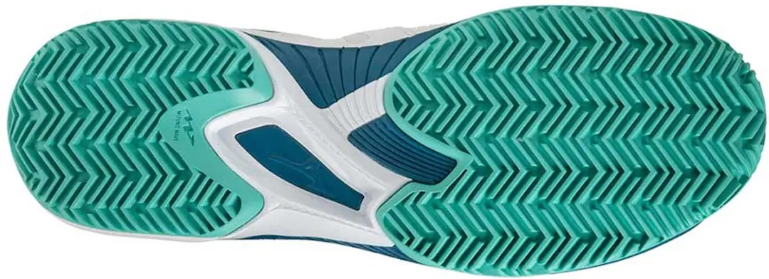 Mizuno Wave Exceed Tour 5 CC Tennisschoen - Heren - 45 - AG - Wit - afbeelding 6 van 6