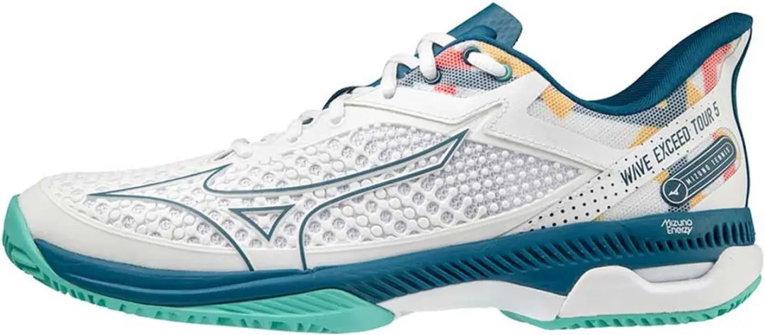 Mizuno Wave Exceed Tour 5 CC Tennisschoen - Heren - 45 - AG - Wit