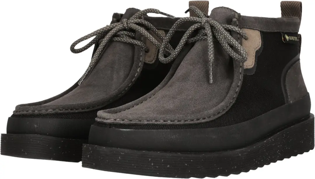 Clarks Wallabee FTR Gore-Tex Stiefelette - 42 - Zwart-grijs