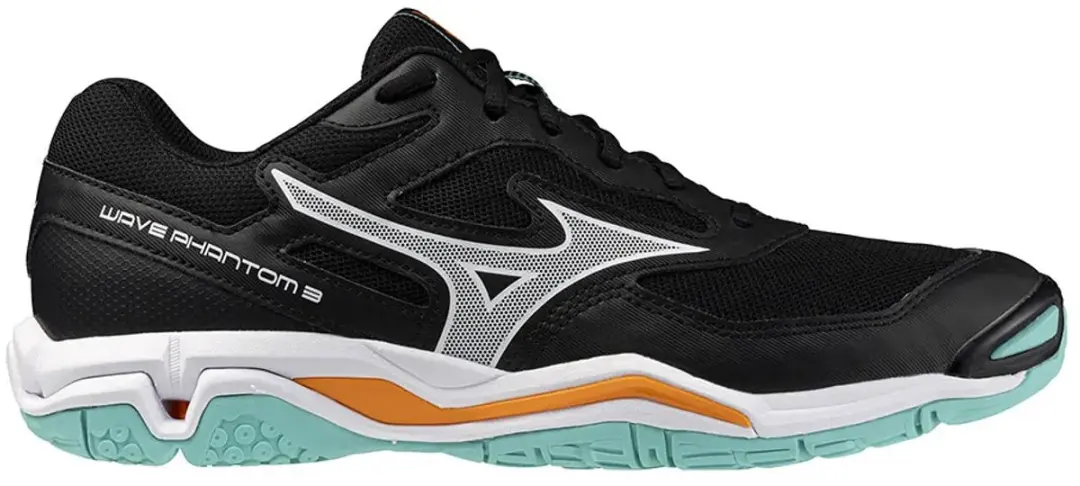 Mizuno Wave Phantom 3 Indoor Sportschoenen - 45 - Zwart - afbeelding 6 van 6