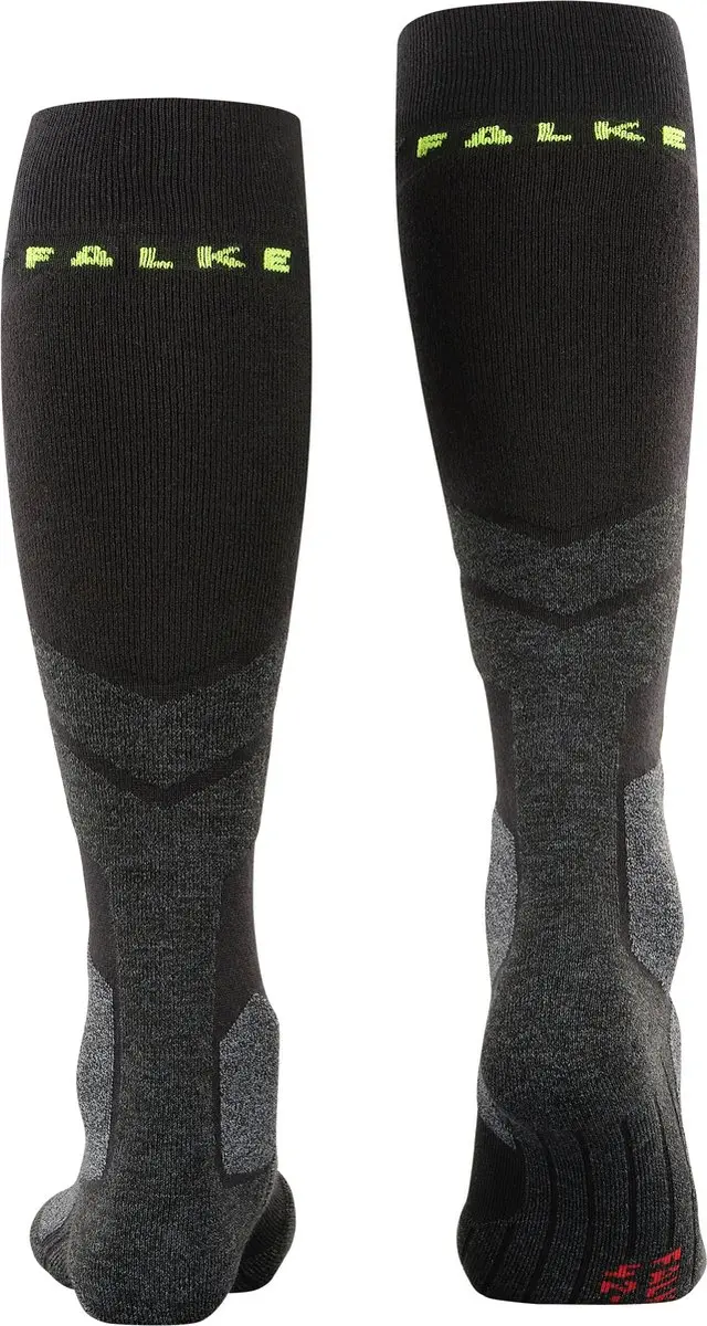 Falke SB2 Skisokken Heren - Dikke Wol - Zwart - Maat 42-43