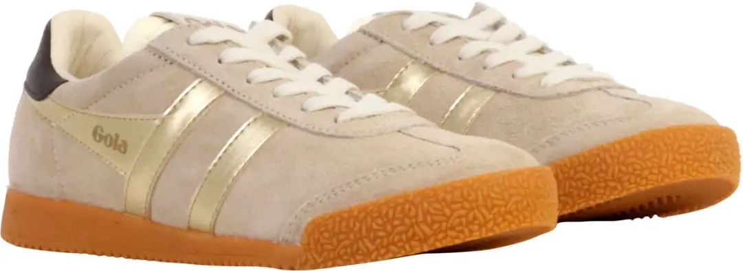 Gola Elan Glitz Trainer Leren Sneakers - 38 - Beige