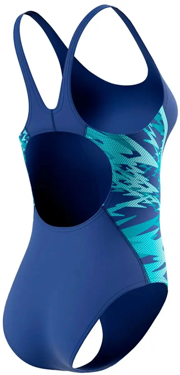 Speedo Hyperboom Splice Muscleback Badpak Dames - Blauw - 42 - afbeelding 3 van 6