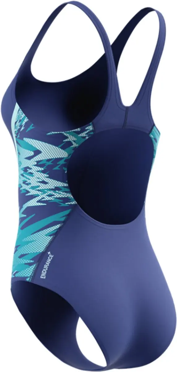 Speedo Hyperboom Splice Muscleback Badpak Dames - Blauw - 42 - afbeelding 5 van 6