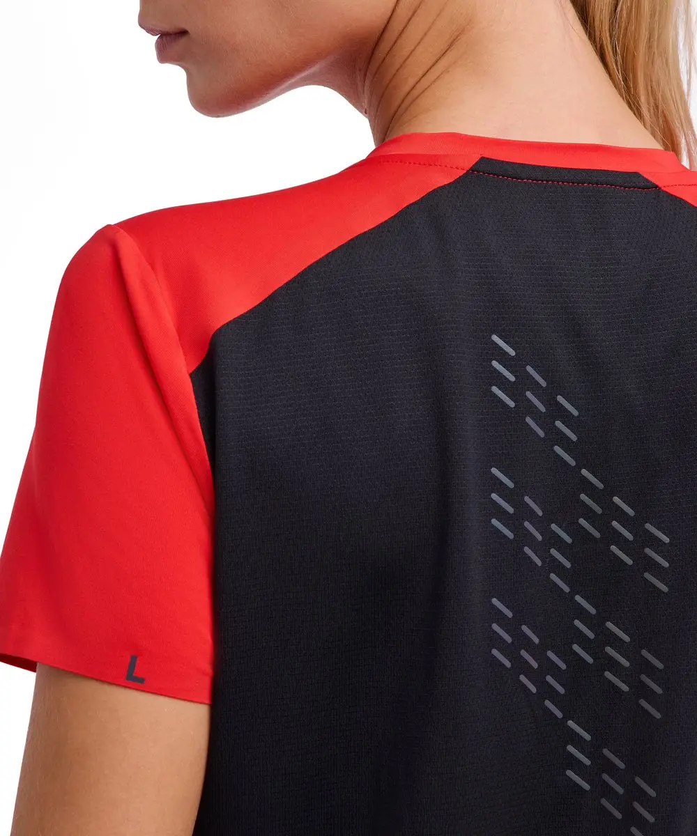 Falke Running Tee Dames - Rood - Maat S